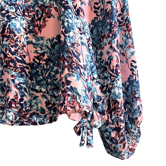 Parker Off Shoulders Floral Print English Garden Top Size XS - Picture 6 of 9